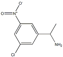 1-(3-chloro-5-nitrophenyl)ethan-1-amine Struktur