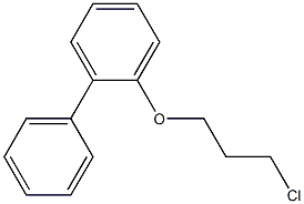 1-(3-chloropropoxy)-2-phenylbenzene Struktur