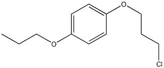 1-(3-chloropropoxy)-4-propoxybenzene Struktur