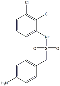 1-(4-aminophenyl)-N-(2,3-dichlorophenyl)methanesulfonamide Struktur