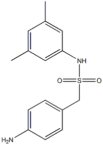 1-(4-aminophenyl)-N-(3,5-dimethylphenyl)methanesulfonamide Struktur