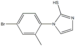 1-(4-bromo-2-methylphenyl)-1H-imidazole-2-thiol Struktur