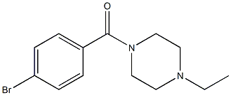 1-(4-bromobenzoyl)-4-ethylpiperazine Struktur