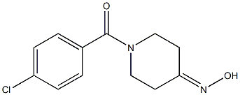 1-(4-chlorobenzoyl)piperidin-4-one oxime Struktur