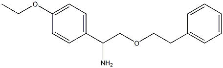 1-(4-ethoxyphenyl)-2-(2-phenylethoxy)ethan-1-amine Struktur