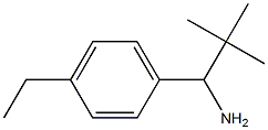 1-(4-ethylphenyl)-2,2-dimethylpropan-1-amine Struktur