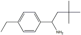 1-(4-ethylphenyl)-3,3-dimethylbutan-1-amine Struktur