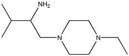 1-(4-ethylpiperazin-1-yl)-3-methylbutan-2-amine Struktur