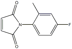 1-(4-fluoro-2-methylphenyl)-2,5-dihydro-1H-pyrrole-2,5-dione Struktur