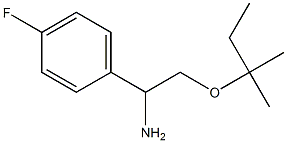 1-(4-fluorophenyl)-2-[(2-methylbutan-2-yl)oxy]ethan-1-amine Struktur