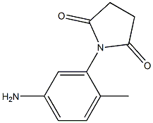 1-(5-amino-2-methylphenyl)pyrrolidine-2,5-dione Struktur