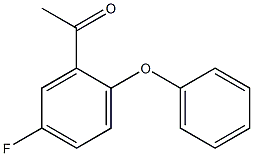 1-(5-fluoro-2-phenoxyphenyl)ethan-1-one Struktur