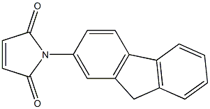 1-(9H-fluoren-2-yl)-2,5-dihydro-1H-pyrrole-2,5-dione Struktur