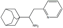 1-(adamantan-1-yl)-2-(pyridin-2-yl)ethan-1-amine Struktur