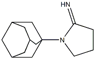 1-(adamantan-1-yl)pyrrolidin-2-imine Struktur