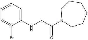 1-(azepan-1-yl)-2-[(2-bromophenyl)amino]ethan-1-one Struktur