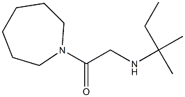 1-(azepan-1-yl)-2-[(2-methylbutan-2-yl)amino]ethan-1-one Struktur