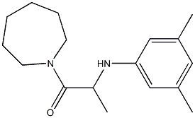 1-(azepan-1-yl)-2-[(3,5-dimethylphenyl)amino]propan-1-one Struktur