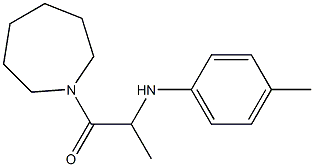 1-(azepan-1-yl)-2-[(4-methylphenyl)amino]propan-1-one Struktur