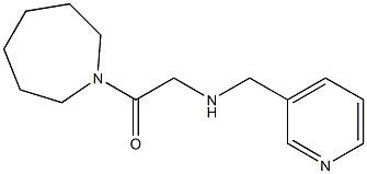 1-(azepan-1-yl)-2-[(pyridin-3-ylmethyl)amino]ethan-1-one Struktur