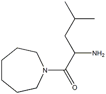 1-(azepan-1-ylcarbonyl)-3-methylbutylamine Struktur