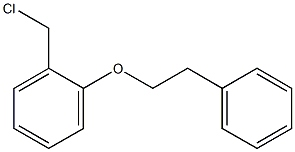 1-(chloromethyl)-2-(2-phenylethoxy)benzene Struktur