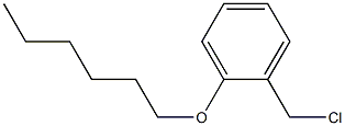 1-(chloromethyl)-2-(hexyloxy)benzene Struktur