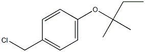 1-(chloromethyl)-4-[(2-methylbutan-2-yl)oxy]benzene Struktur