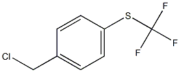 1-(chloromethyl)-4-[(trifluoromethyl)sulfanyl]benzene Struktur