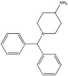 1-(diphenylmethyl)piperidin-4-amine Struktur