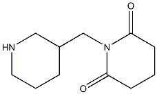 1-(piperidin-3-ylmethyl)piperidine-2,6-dione Struktur