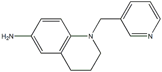 1-(pyridin-3-ylmethyl)-1,2,3,4-tetrahydroquinolin-6-amine Struktur