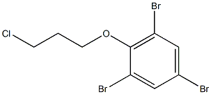 1,3,5-tribromo-2-(3-chloropropoxy)benzene Struktur