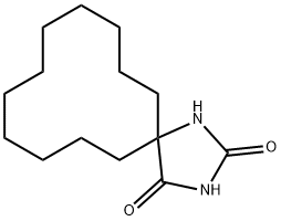 1,3-diazaspiro[4.11]hexadecane-2,4-dione Struktur