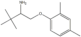 1-[(2,4-dimethylphenoxy)methyl]-2,2-dimethylpropylamine Struktur