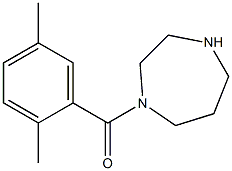 1-[(2,5-dimethylphenyl)carbonyl]-1,4-diazepane Struktur