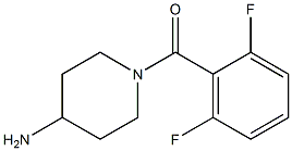 1-[(2,6-difluorophenyl)carbonyl]piperidin-4-amine Struktur