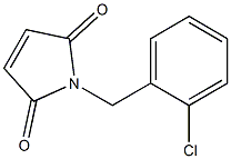 1-[(2-chlorophenyl)methyl]-2,5-dihydro-1H-pyrrole-2,5-dione Struktur