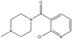 1-[(2-chloropyridin-3-yl)carbonyl]-4-methylpiperazine Struktur