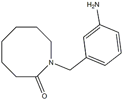 1-[(3-aminophenyl)methyl]azocan-2-one Struktur