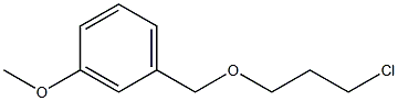 1-[(3-chloropropoxy)methyl]-3-methoxybenzene Struktur