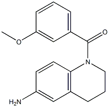 1-[(3-methoxyphenyl)carbonyl]-1,2,3,4-tetrahydroquinolin-6-amine Struktur