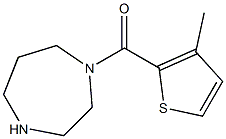 1-[(3-methylthien-2-yl)carbonyl]-1,4-diazepane Struktur