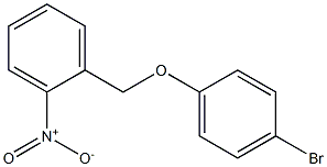 1-[(4-bromophenoxy)methyl]-2-nitrobenzene Struktur