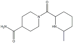 1-[(6-methylpiperidin-2-yl)carbonyl]piperidine-4-carboxamide Struktur