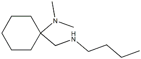 1-[(butylamino)methyl]-N,N-dimethylcyclohexan-1-amine Struktur