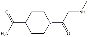 1-[(methylamino)acetyl]piperidine-4-carboxamide Struktur