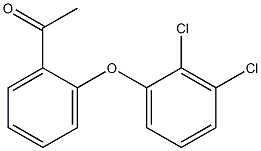 1-[2-(2,3-dichlorophenoxy)phenyl]ethan-1-one Struktur