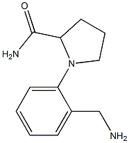 1-[2-(aminomethyl)phenyl]pyrrolidine-2-carboxamide Struktur