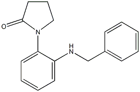 1-[2-(benzylamino)phenyl]pyrrolidin-2-one Struktur